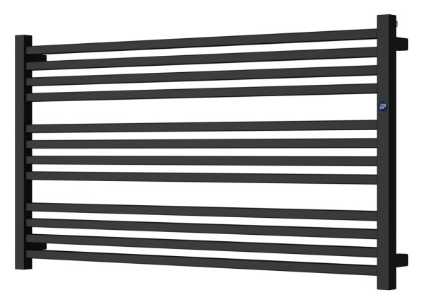 Instalprojekt - Koupelnový radiátor STICK LEVEL černá barva - Barva - Černá , Doporučená topná tyč (W) - 400, Rozměr A - 80, Rozměr C - 55.5, Skutečný rozměr radiátoru (v mm) - 800 x 555 mm, Typ připojení - Klasické (na rozteč) RADSTIL806031