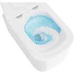 MEXEN/S - Vivo Závěsná WC mísa Rimless Tornado včetně sedátka s slow slim, duroplast, bílá lesk 30610200T