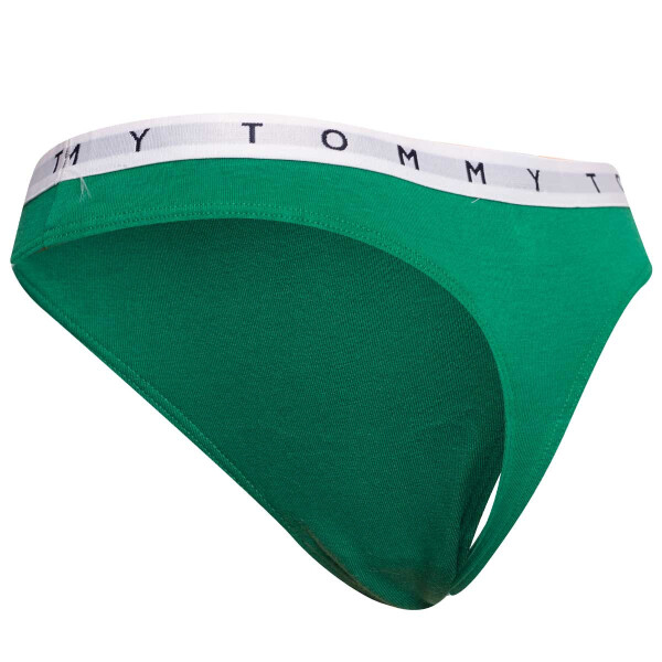 Tommy Hilfiger 3Pack tanga kalhotky UW0UW025210V3 Green/Pink/Black S