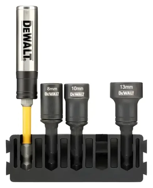 DeWalt 5dílná sada nástrčných klíčů (DT70827) / Sada nástrčných klíčů / 8, 10, 13 mm / ToughCase (DT70827)