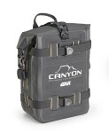 Grt722B vodotěsná boční brašna, např. do padacích rámů Givi, černá, 8 litrů, řada Canyon