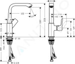 HANSGROHE - Metris New Umyvadlová baterie s výpustí Push-Open, chrom 31187000