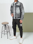 Pánská džínová bunda černá FashionStreet TX4689 XL