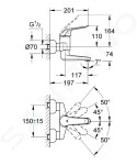 GROHE - Euroeco Special Páková umyvadlová baterie, chrom 32767000