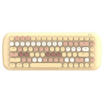 MOFII Candy M béžová / Drátová mechanická klávesnice / USB-A / LED podsvícení / US Layout / MOFII Blue spínače (SK-645 Beige)