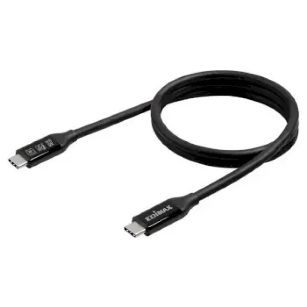 Edimax UC4 černá / Kabel USB-C - USB-C / Thunderbolt 3 / USB4 / 40 Gbps / PD 240 W / 1 m (UC4-010TB V2)