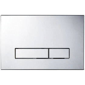 CERANO - Ovládací tlačítko splachování Slim k WC modulu Profi - ABS - chrom CER-476891