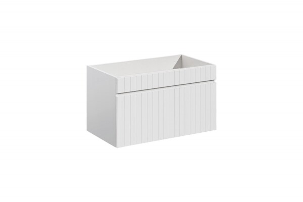 COMAD - Skříňka pod umyvadlo 80cm 1 zásuvka ICONIC WHITE 5907611654989
