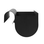 Ferm Living Závěsný truhlík na balkon Uma Black Small, černá barva, kov