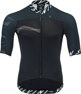 Pánský cyklistický dres Silvini Stelvio Black white