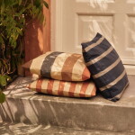 Ferm Living Povlak na polštář pro venkovní použití Strand Burnt Ochre 50 × 50 cm, růžová barva, oranžová barva, textil