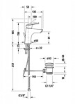 DURAVIT - DuraStyle Basic Umyvadlová baterie s výpustí, chrom N11010001010
