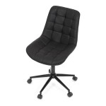 Pracovní židle, výškově nastavitelná, černá látka, KA-V3120 BK3