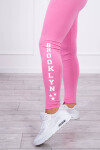 Brooklyn legíny kalhoty světle růžové UNI