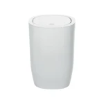 Spirella PURE odpadkový koš 4 L bílý / plast (7610583182531)