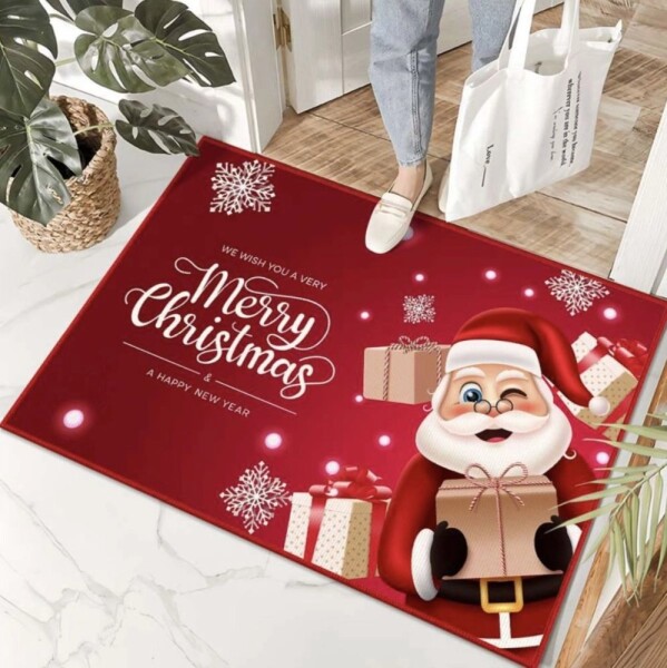 Vánoční rohožka Merry Christmas - Santa Claus 60 x 90 cm Šířka: 60 cm | Délka: 90 cm