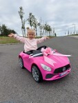 Mamido Elektrické autíčko Cabrio Fast Wing růžové