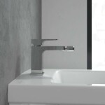 VILLEROY & BOCH - Architectura Square Bidetová baterie s výpustí, AquaSmart, chrom TVB12500100061