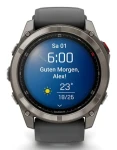 Garmin fenix 8 Pro 51mm titanová, černý řemínek / Chytré hodinky / GPS / 1.4" AMOLED / BT / WiFi / voděodolné (010-03199-11)