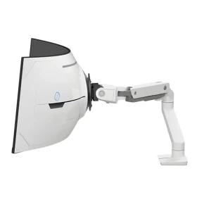 ERGOTRON HX Desk Monitor Arm VHD Pivot bílá / Rameno pro 1 zakřivený monitor / 1000R / nosnost 17 kg (45-693-216)