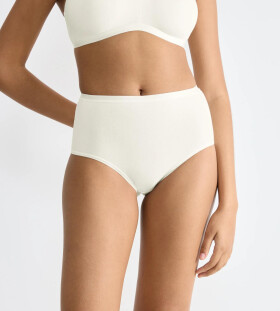 SLOGGI GO DAILY COTTON – 3× vysoký pas z kartáčované bio bavlny Sloggi SILK WHITE XXL