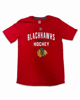 Outerstuff Dětské tričko Chicago Blackhawks NHL Slim Letter Velikost: Dětské L (152 - 158)