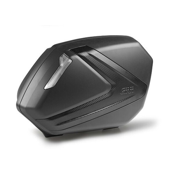 V37Nnt pár bočních kufrů Givi (levý+pravý) boční víka černá matná ala karbon (Monokey pro Plx...),