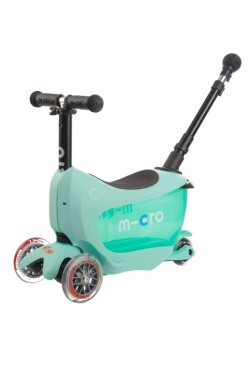 Micro Mini2go Deluxe Mint - ZDARMA dopravné a Zdravá láhev! (barva mentelově zelená dle vyobrazení!)