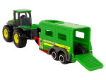 Mamido Zelený traktor s přívěsem