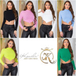 Sexy svetr Koucla Crop Jumper Einheitsgroesse