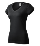 Fit V-neck tričko dámské ebony gray L