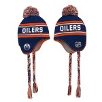 Outerstuff Dětská Zimní Čepice Edmonton Oilers Jacquard Tassel Knit With Pom