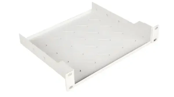 Equip 10" šedá / Police pro rack / 1U / pevná / hloubka 200 mm (EZFS-10-1-20-G)