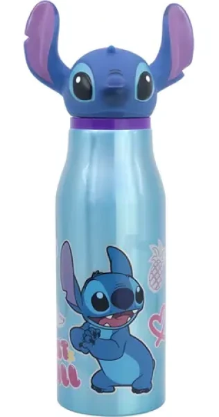 STOR Láhev na pití hliníková Stitch 690 ml / Láhev na pití / Hliník / bez BPA (75052)