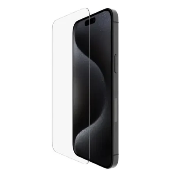 Belkin SCREENFORCE TemperedGlass Anti-Microbial ochranné sklo pro Apple iPhone 15 Pro Max (OVA138zz)
