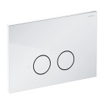 OMNIRES - Set: STRONGFRAME podomítkový rám ECO + STEEL-R45 nerez tlačítko, chrom lesk STFWCECO1R45-RCR