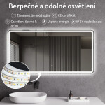 CERANO - Koupelnové LED zrcadlo Aspetto - 100x70 CER-429352