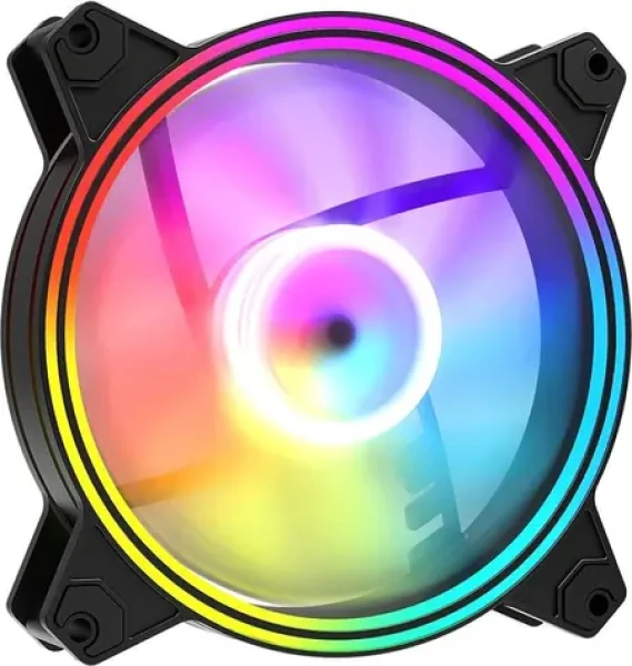 Modecom Volcano Apex 120 ARGB černá / Ventilátor / 120 mm / ARGB (FAN-APEX-120S-ARGB-100)