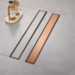 REA - Odtokový žlab Neox brush copper 80 REA-G4899
