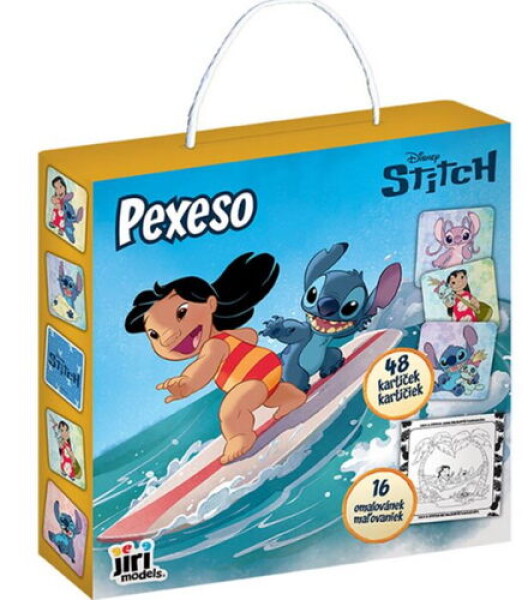 Pexeso v krabičce s omalovánkou Lilo a Stitch
