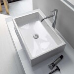 DURAVIT - Vero Air Umyvadlová mísa 60x38 cm, bez přepadu, bez otvoru pro baterii, WonderGliss, bílá 23516000001