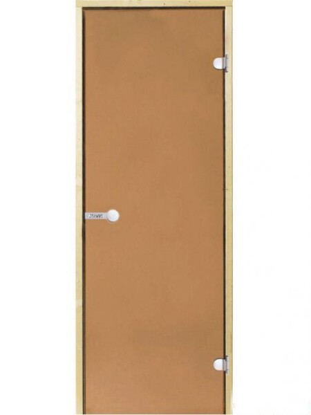 Dveře do sauny HARVIA 9x19, bronzové, 890x1890 mm, osika CD91901HL