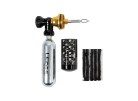 Lezyne Tubeless CO2 sada na opravu bezdušových plášťů s bombičkou Blaster Black