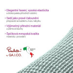 Bielastické potahy COSTINA mátová rohová sedačka (š. 350 - 530 cm)