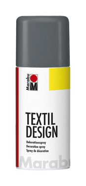 Barva na textil ve spreji Marabu Textil Design spray 150 ml - grafitová 179