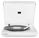 Victrola VPT-800-WHT-INT bílá / Automatický gramofon / 2 rychlostní / BT / RCA / předzesilovač (100002200212)
