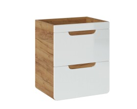 COMAD - Skříňka pod umyvadlo 50cm 2 zásuvky ARUBA BÍLÁ 5907611647202