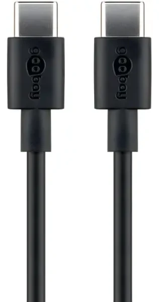 Goobay 66316 černá / Nabíjecí a synchronizační kabel / USB-C / 0,5 m (66316)