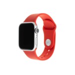 FIXED Silicone Strap Set silikonových řemínků pro Apple Watch 42 mm 44 mm červená (FIXSST-434-RD)