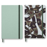 Sada Moleskine Snake Leaves 2025 - L, zápisník a diář